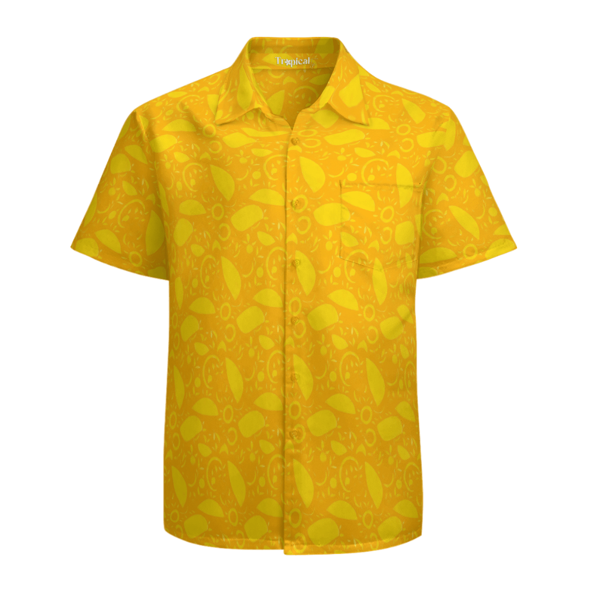 camisa amarillo limon